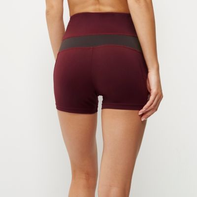 RI Active burgundy gym shorts
